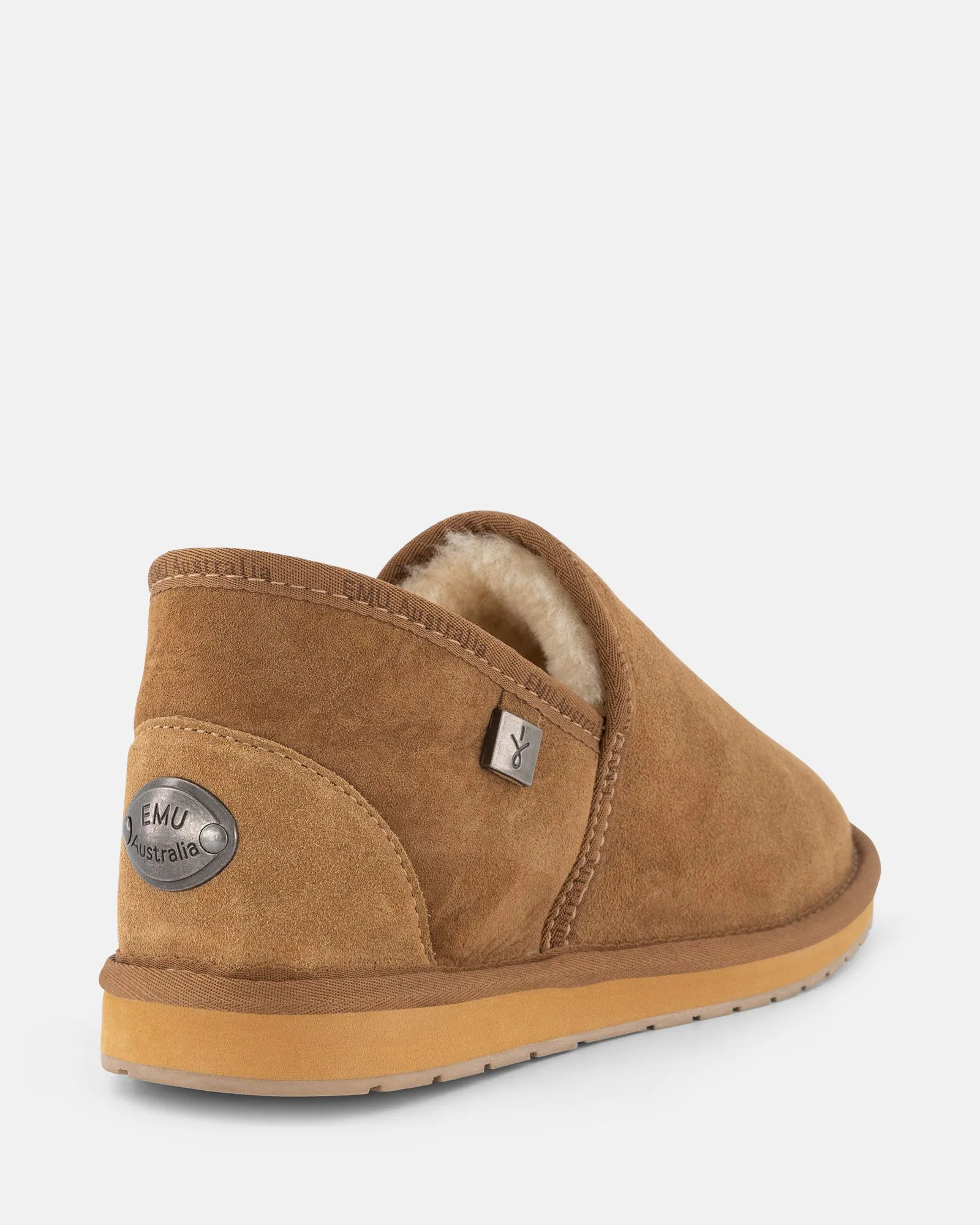 British Suede And Lambswool Handmade Moccasin Slippers In Beige - Foto 2